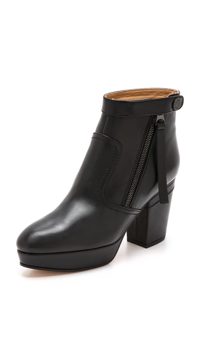 Acne Studios 'track' Platform Ankle Boot (women) In Black