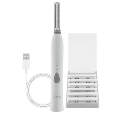 Shop Spa Sciences Sima Sonic Facial Exfoliation And Hair Removal System (various Shades) In White