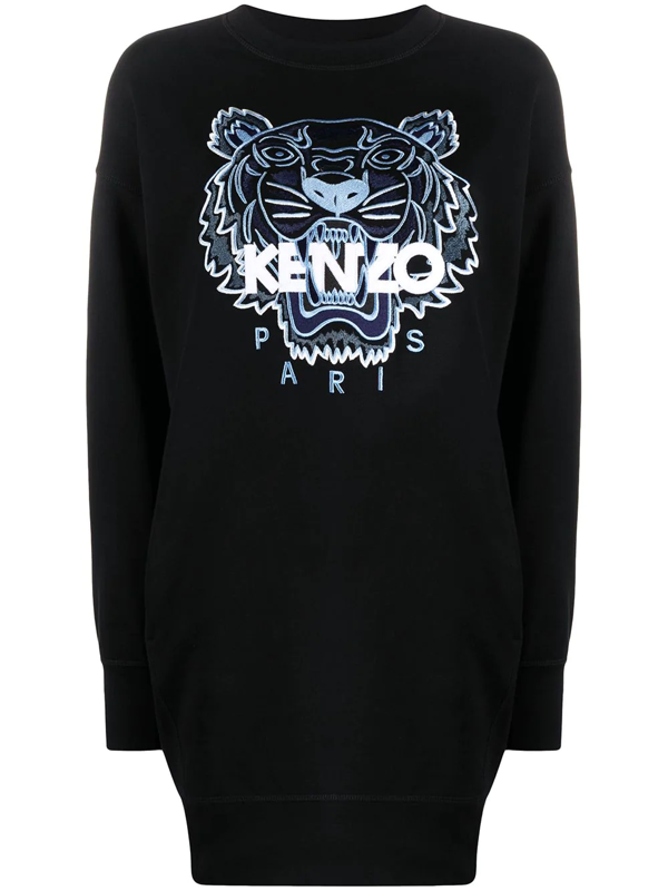 black and silver kenzo jumper