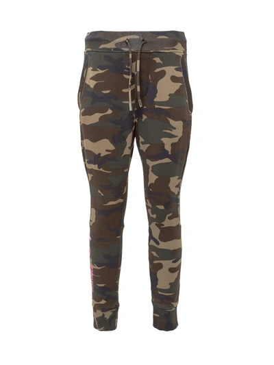 Shop Dsquared2 Icon Camouflage Sweatpants In Multi