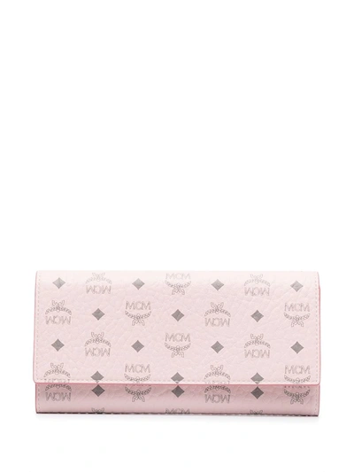 MCM VISETOS-PRINT LEATHER WALLET 