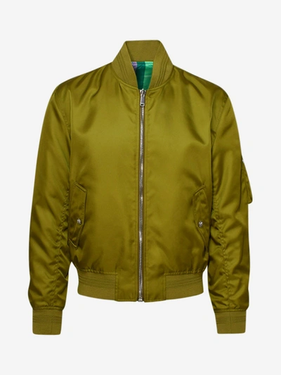 Shop Versace Reversible Green Jacket