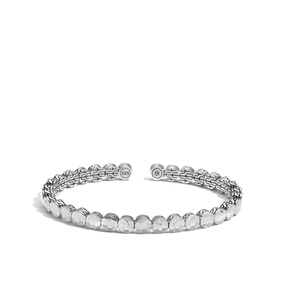 Shop John Hardy Dot 6.75 Cuff Bracelet In Silver