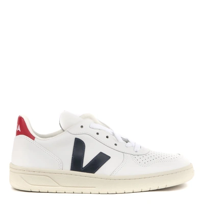 Shop Veja V12 Leather Sneaker In White