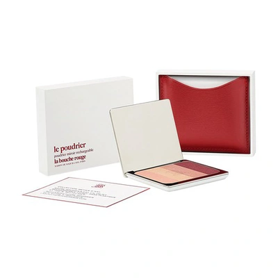 Shop La Bouche Rouge Red Fine Leather Salton Eyeshadow Set In Pin