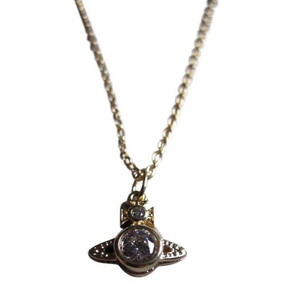 Vivienne Westwood London Gold Tone Orb Necklace Modesens