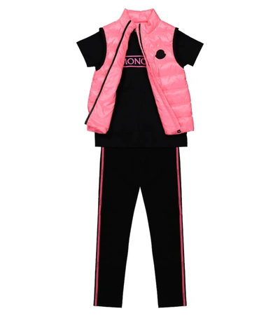 Shop Moncler Artemas Down Vest In Pink