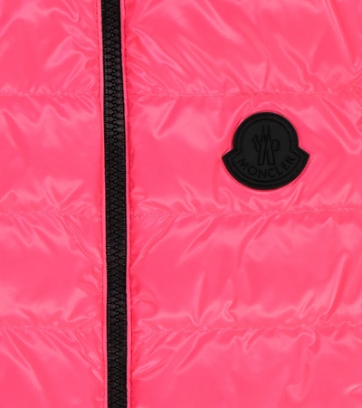 Shop Moncler Artemas Down Vest In Pink