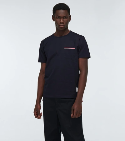 Thom Browne Oversized Short Sleeves T-shirt In Black