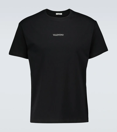 Shop Valentino Short-sleeved T-shirt In Black