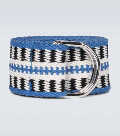 Shop Isabel Marant Nyessh Fabric Belt In Blue