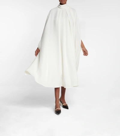 Shop Valentino Silk Cady Gown In White