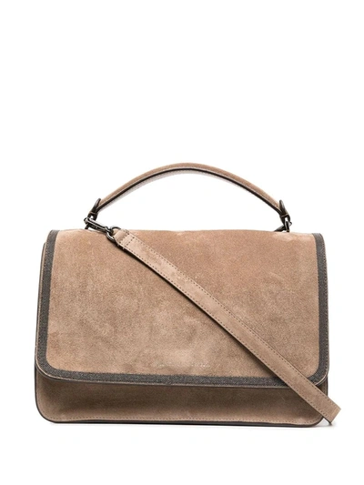 Shop Brunello Cucinelli Handbags In New Ice