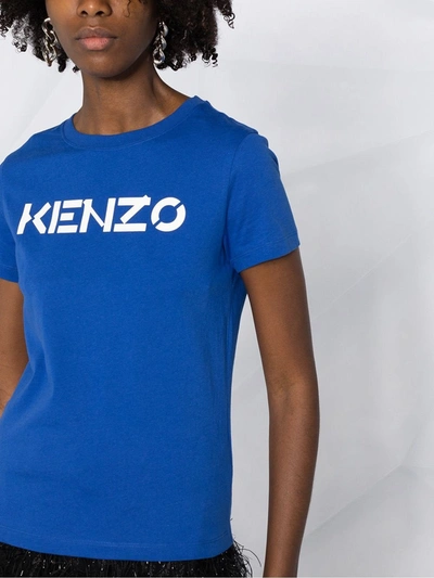 Shop Kenzo T-shirts In Bleu Roi