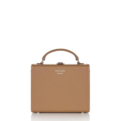 Shop Meli Melo Art Bag  "repetition Creates Change" Rebecca Ward Light Tan Leather Bag For Women