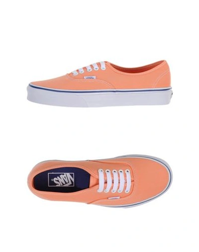 Vans Sneakers In Salmon Pink