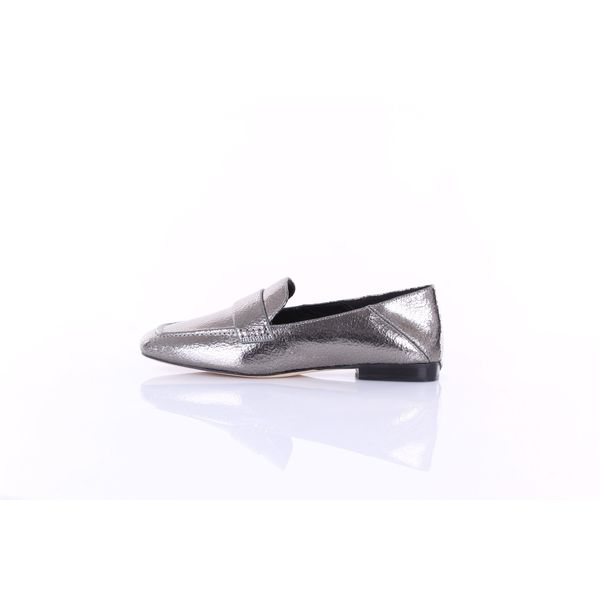 michael kors silver loafers