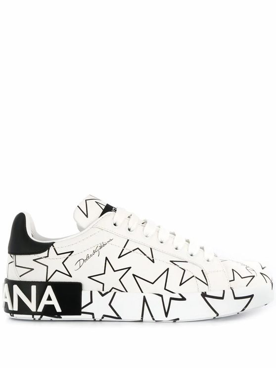 black and white dolce gabbana sneakers