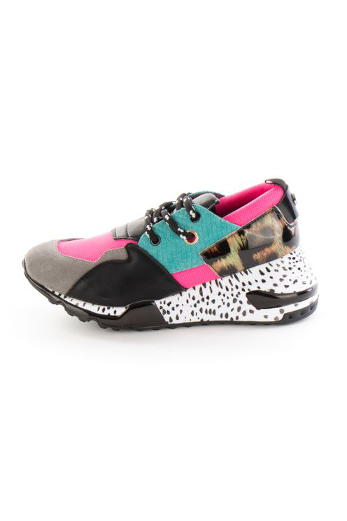 steve madden cliff sneakers pink multi