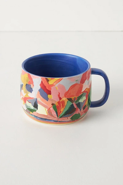 Shop Carolyn Gavin Parterre Mug By  In Blue Size Mug/cup