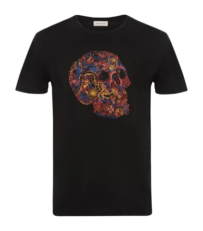 Shop Alexander Mcqueen Cotton London Skull T-shirt