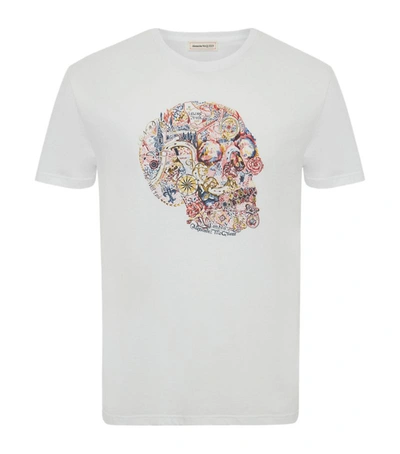 Shop Alexander Mcqueen Cotton London Skull T-shirt
