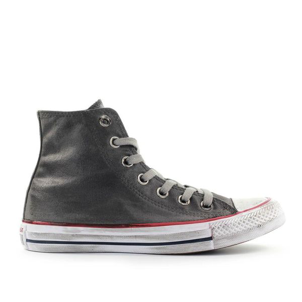 grey canvas converse