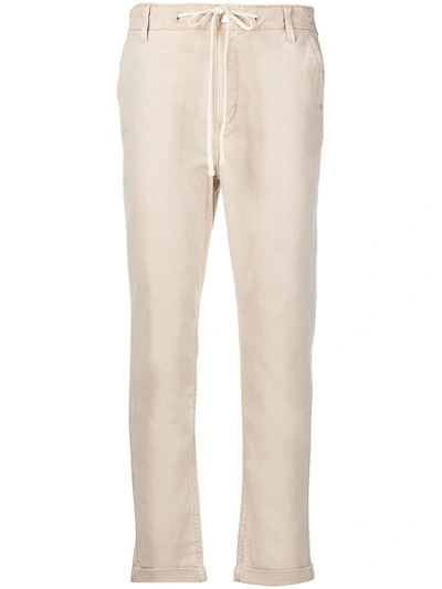 Shop Paige Christy Slim-fit Trousers In Neutrals