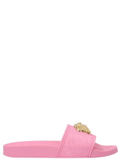 Shop Versace Medusa Shoes In Pink