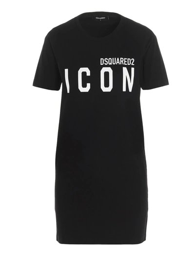 Shop Dsquared2 Dress In Black