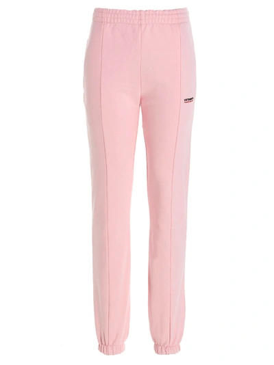Shop Vetements Haute Couture Pants In Pink