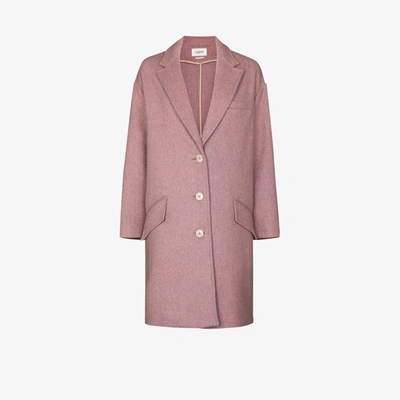 Shop Isabel Marant Étoile Limi Single-breasted Coat In Pink
