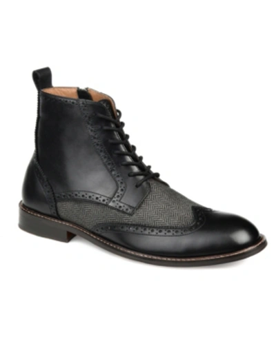 Shop Thomas & Vine Men's Jarett Wingtip Ankle Boot In Black