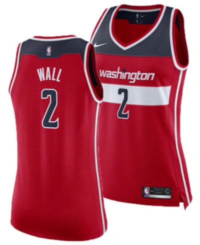 Shop Nike Women's John Wall Washington Wizards Swingman Jersey In Red