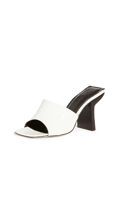 Shop By Far Liliana Sandals In Pure White