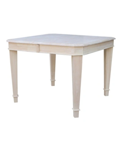 Shop International Concepts Tuscany Butterfly Leaf Dining Table In Cream