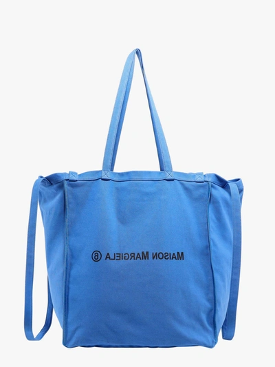 Shop Mm6 Maison Margiela Shoulder Bag In Blue