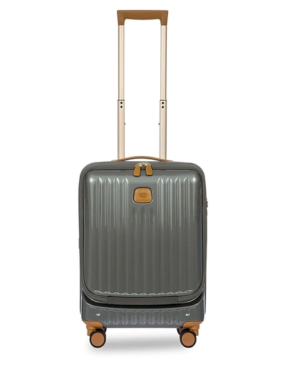 Shop Bric's Capri 21-inch Front-pocket Spinner Suitcase In Grey