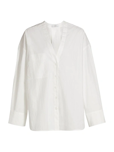 Shop Co Women's Essentials V-neck Shirt In White