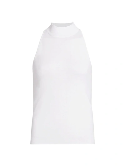 Shop A.l.c Payton Sleeveless Knit Top In White