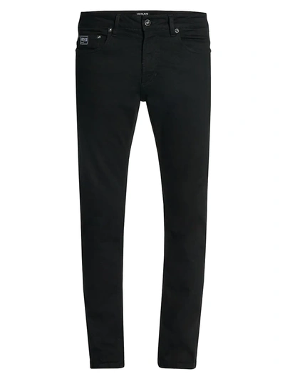 Shop Versace Jeans Couture D-black Skinny Jeans In Nero