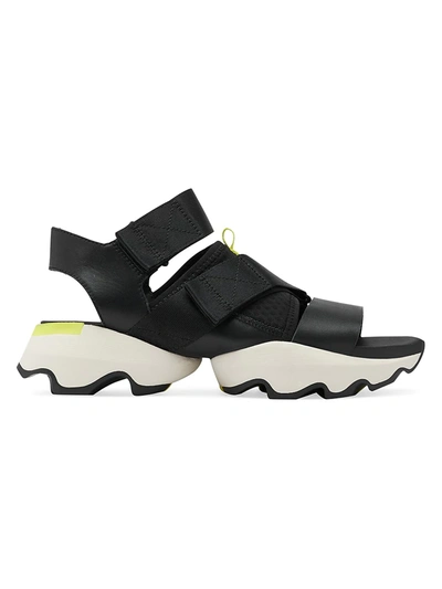 Shop Sorel Women's Kinetic Impact Sport Sandals In Black