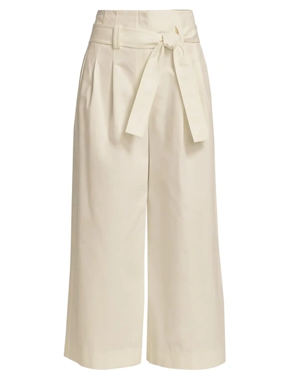 Shop 3.1 Phillip Lim / フィリップ リム Cropped Paperbag Trousers In Antique White