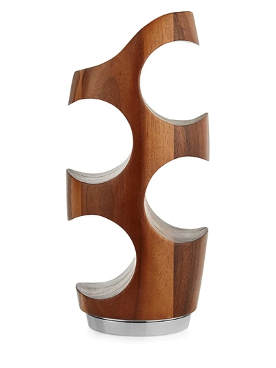 Shop Nambe Vie Wine Rack In Brown