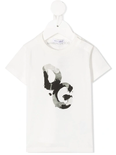 Shop Dolce & Gabbana Dg-print T-shirt In White