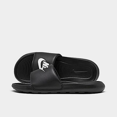 Shop Nike Women's Victori One Slide Sandals In Black