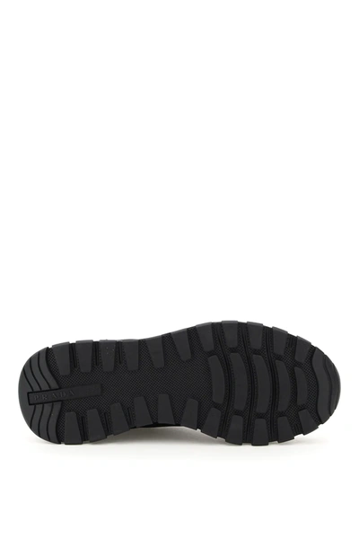 Shop Prada New Prax 01 Nylon Gabardine Sneakers In Black