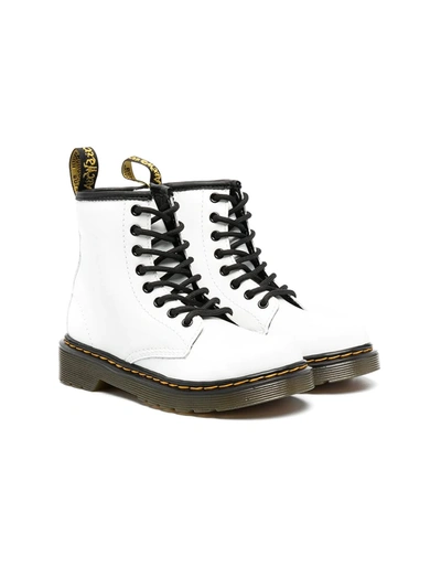 Shop Dr. Martens' 1460 Lace-up Boots In White