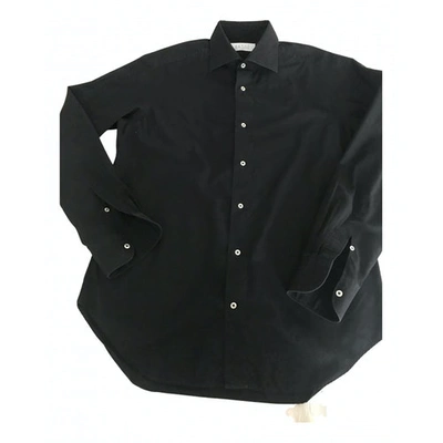 Pre-owned Basile Shirt In Black