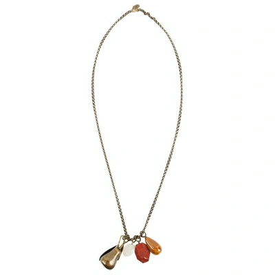 Pre-owned Isabel Marant Gold Metal Long Necklace